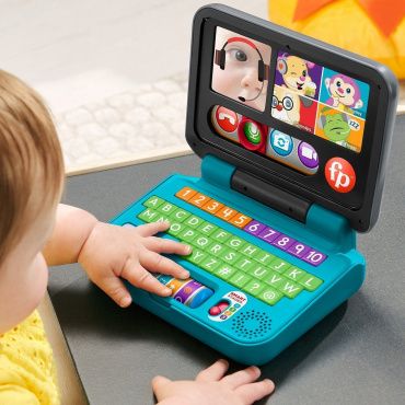 HHH06 Игрушка Fisher Price Ноутбук для малыша "Смейся и учись"
